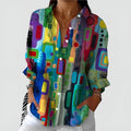 Cerelia - Blouse Légère Géométrique