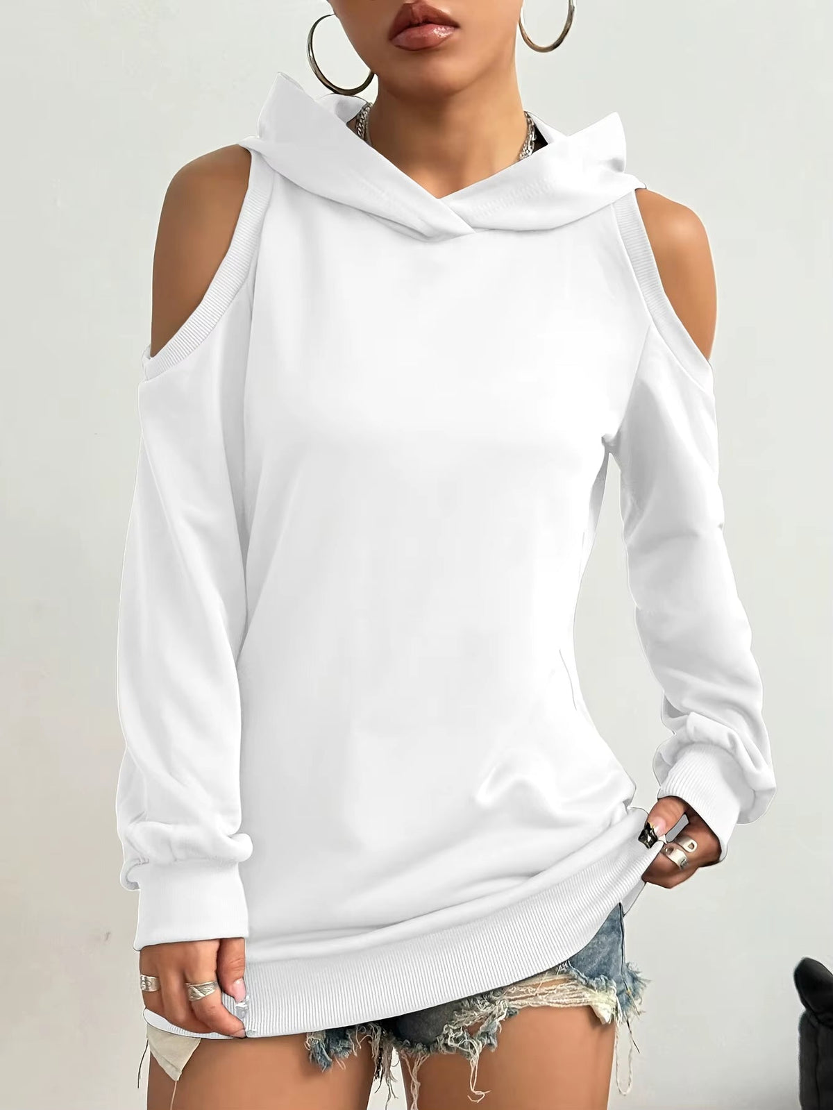 Sweat Épaules Ajourées Camélia