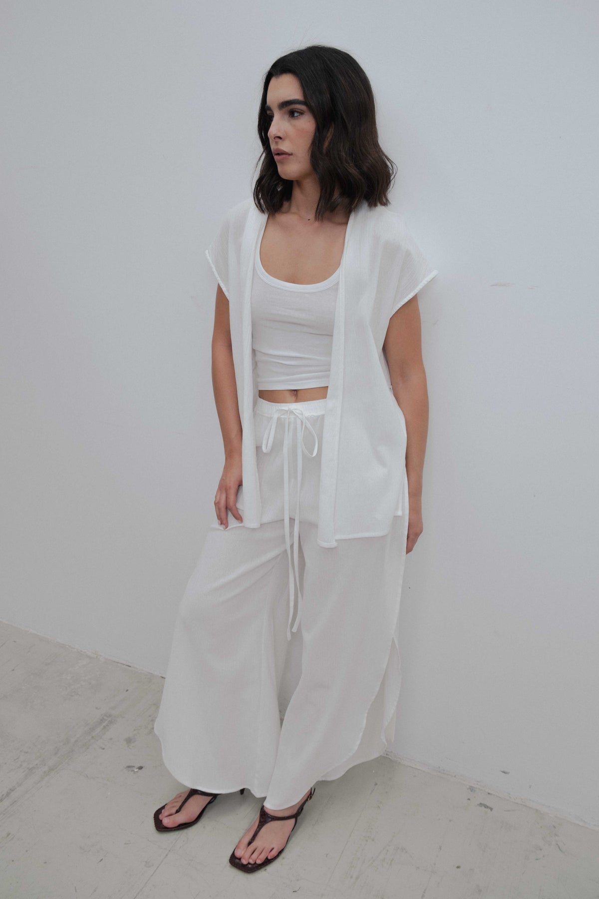 Pantalon Palazzo Fendu