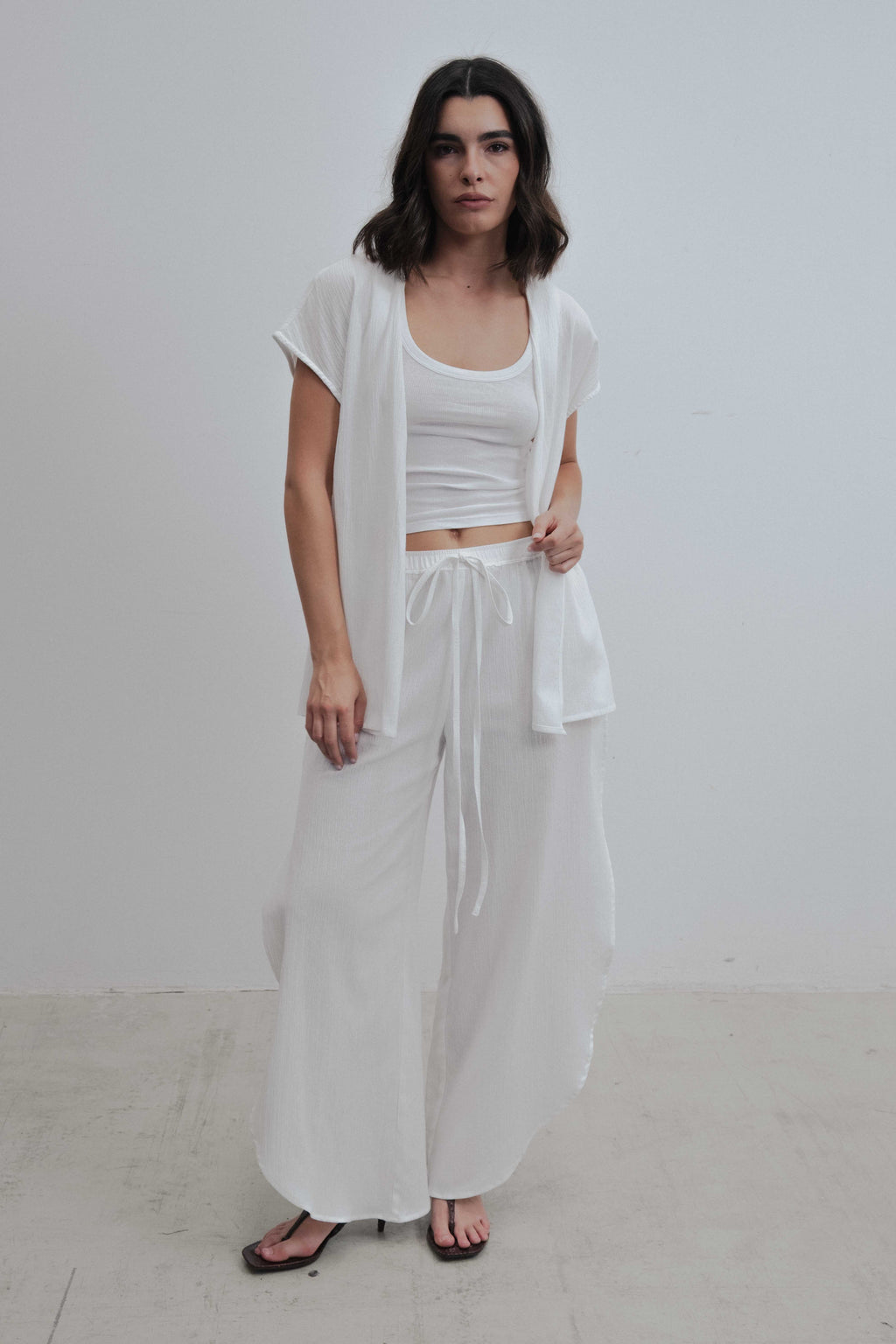 Pantalon Palazzo Fendu