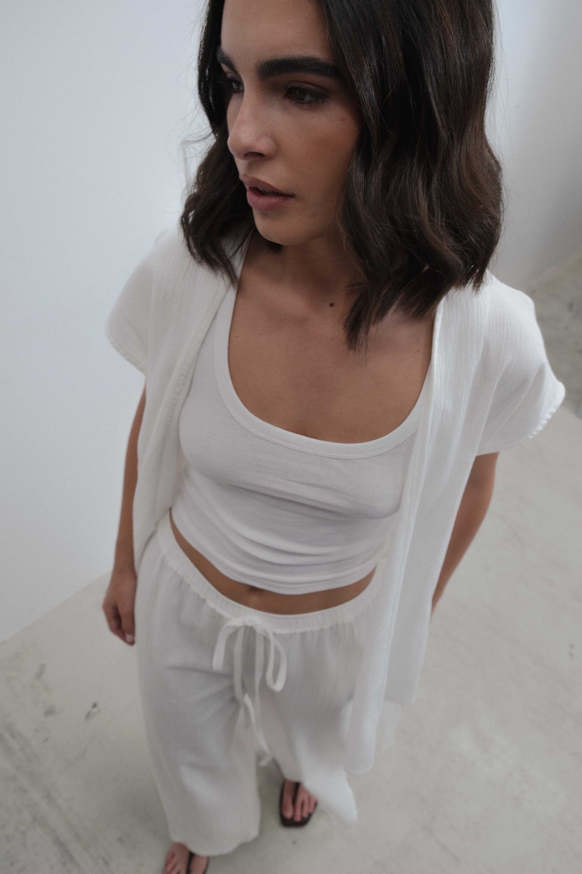 Pantalon Palazzo Fendu