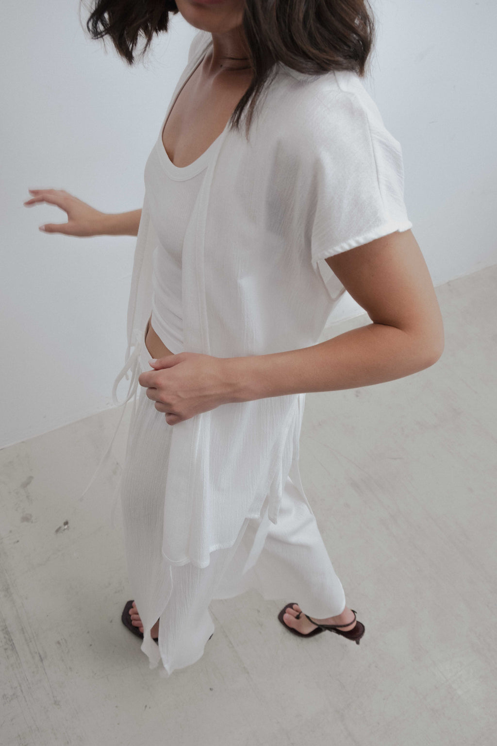 Pantalon Palazzo Fendu