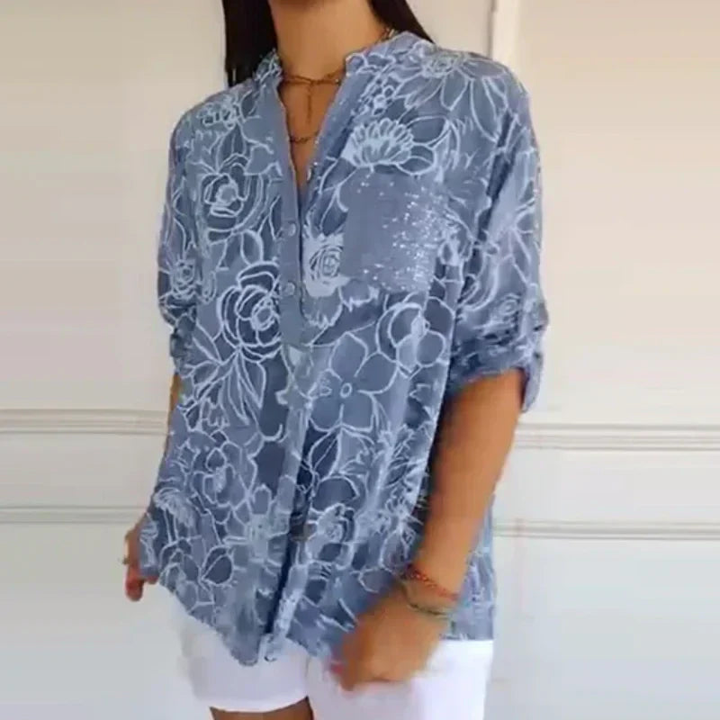 Blouse à Imprimé Floral Lotte