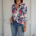Élégante Blouse Florale Elise