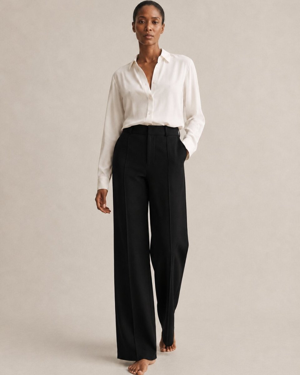 Pantalon Fluide à Jambe Large Haven