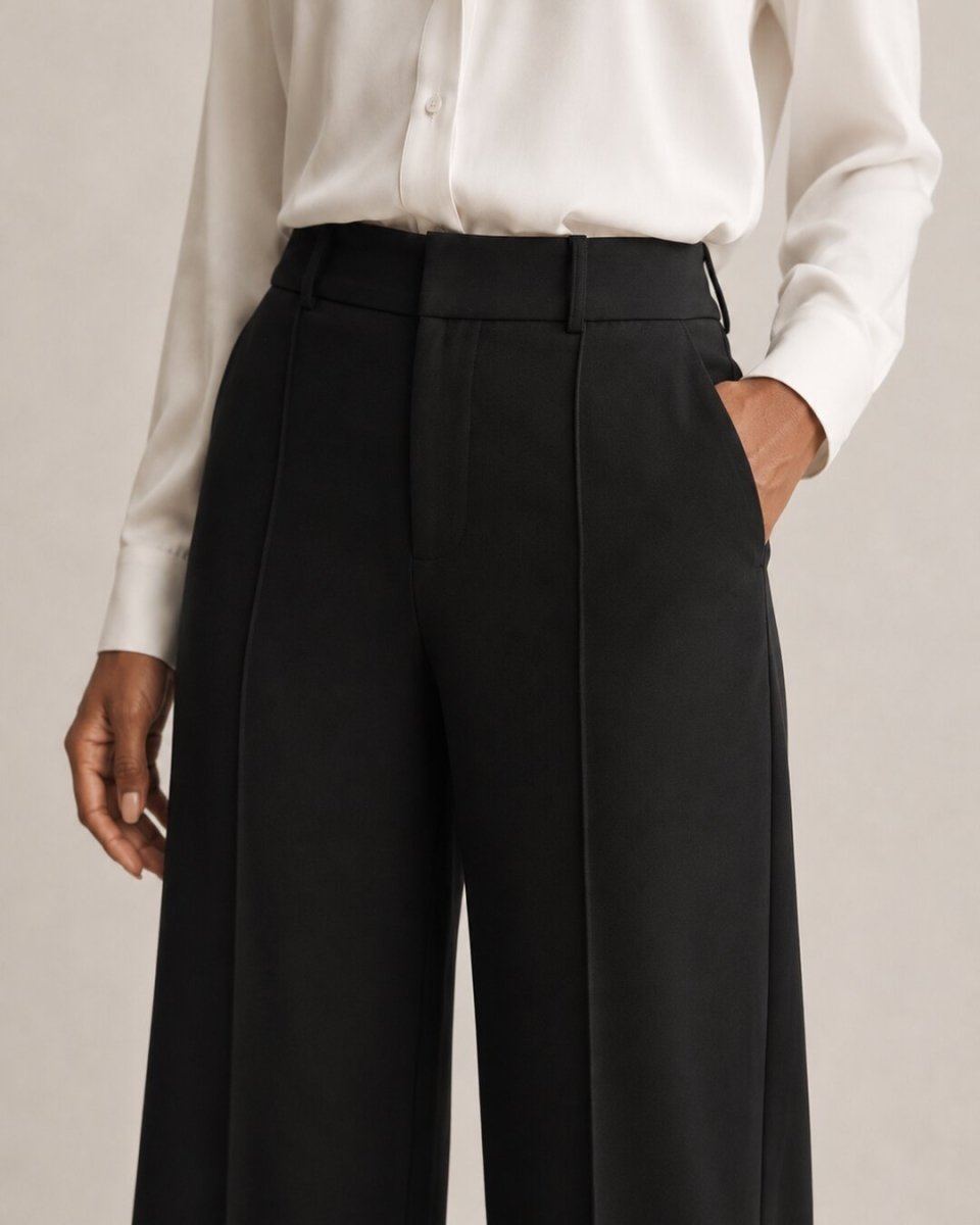 Pantalon Fluide à Jambe Large Haven