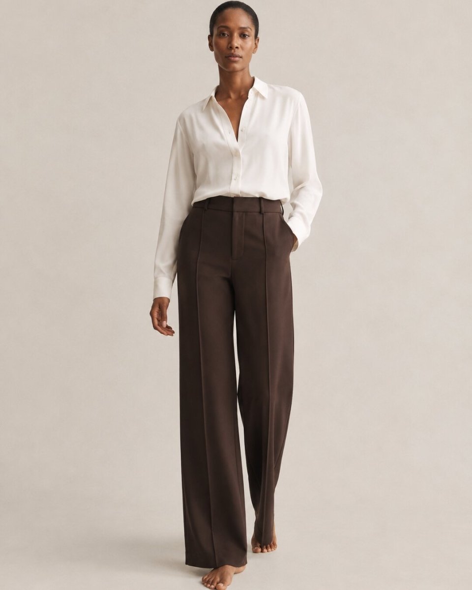 Pantalon Fluide à Jambe Large Haven