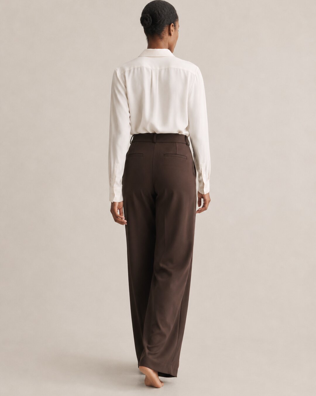 Pantalon Fluide à Jambe Large Haven