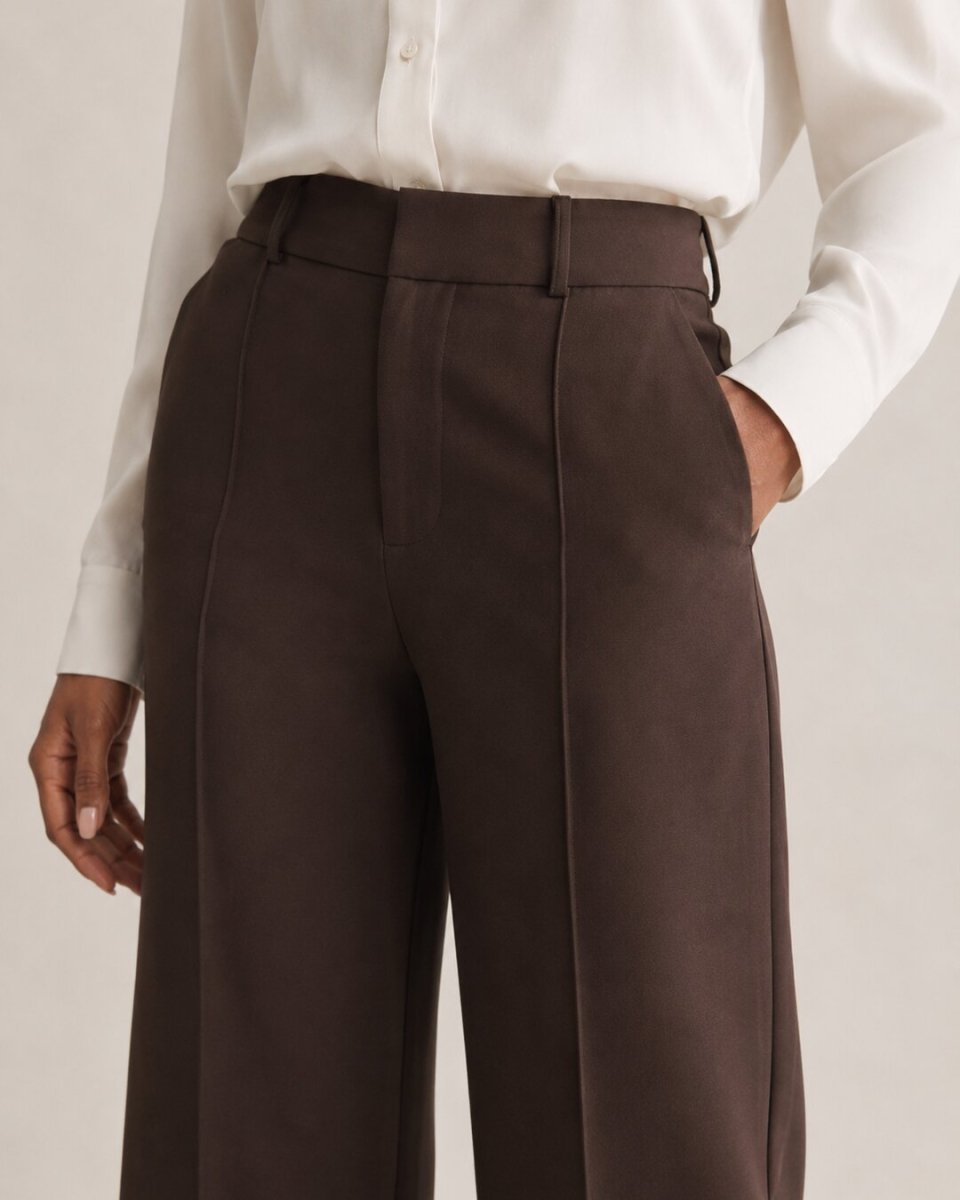 Pantalon Fluide à Jambe Large Haven