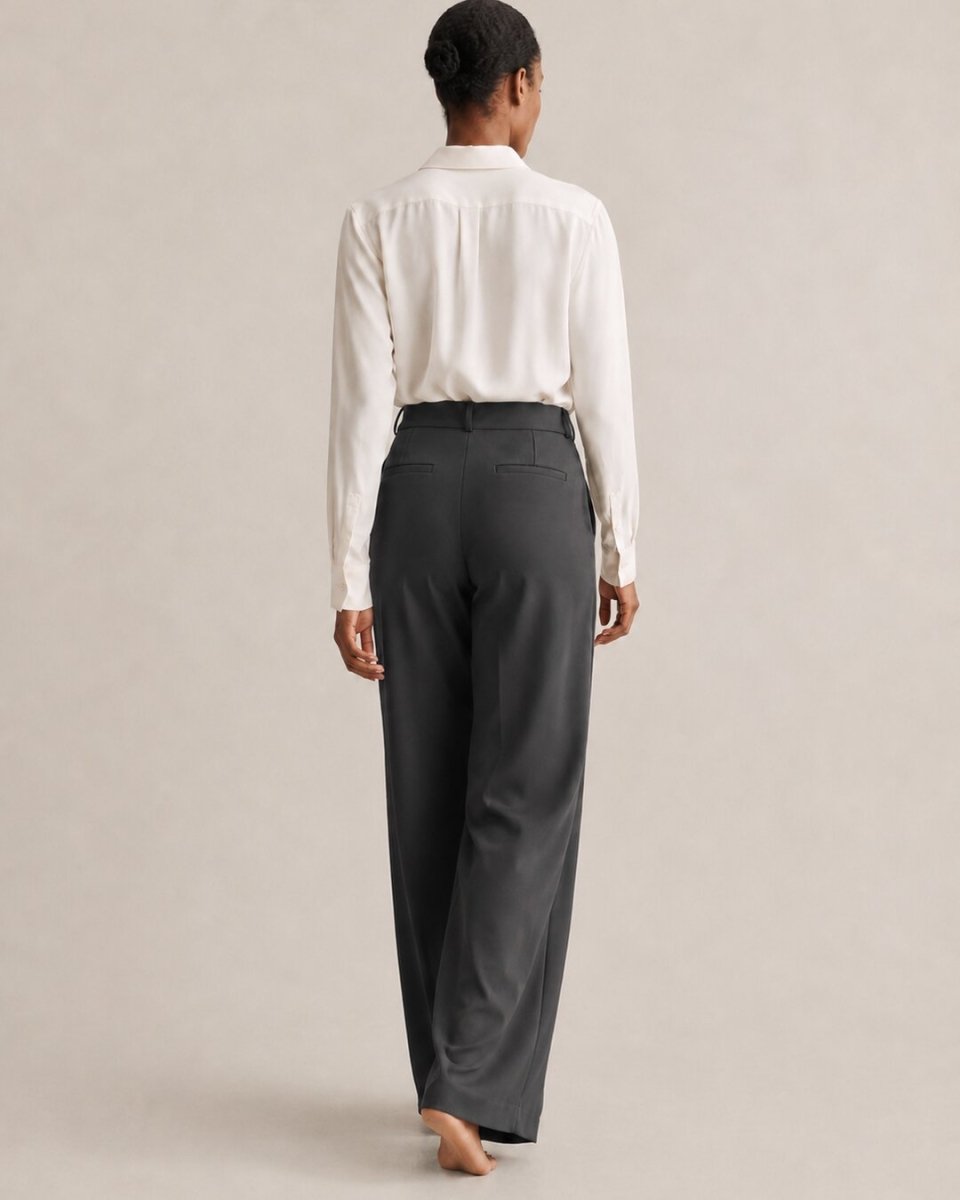 Pantalon Fluide à Jambe Large Haven