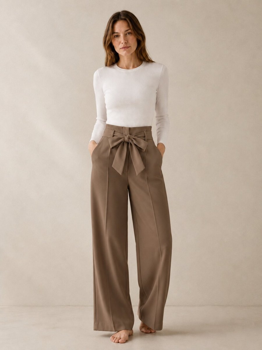 Pantalon avec Ceinture Sofia