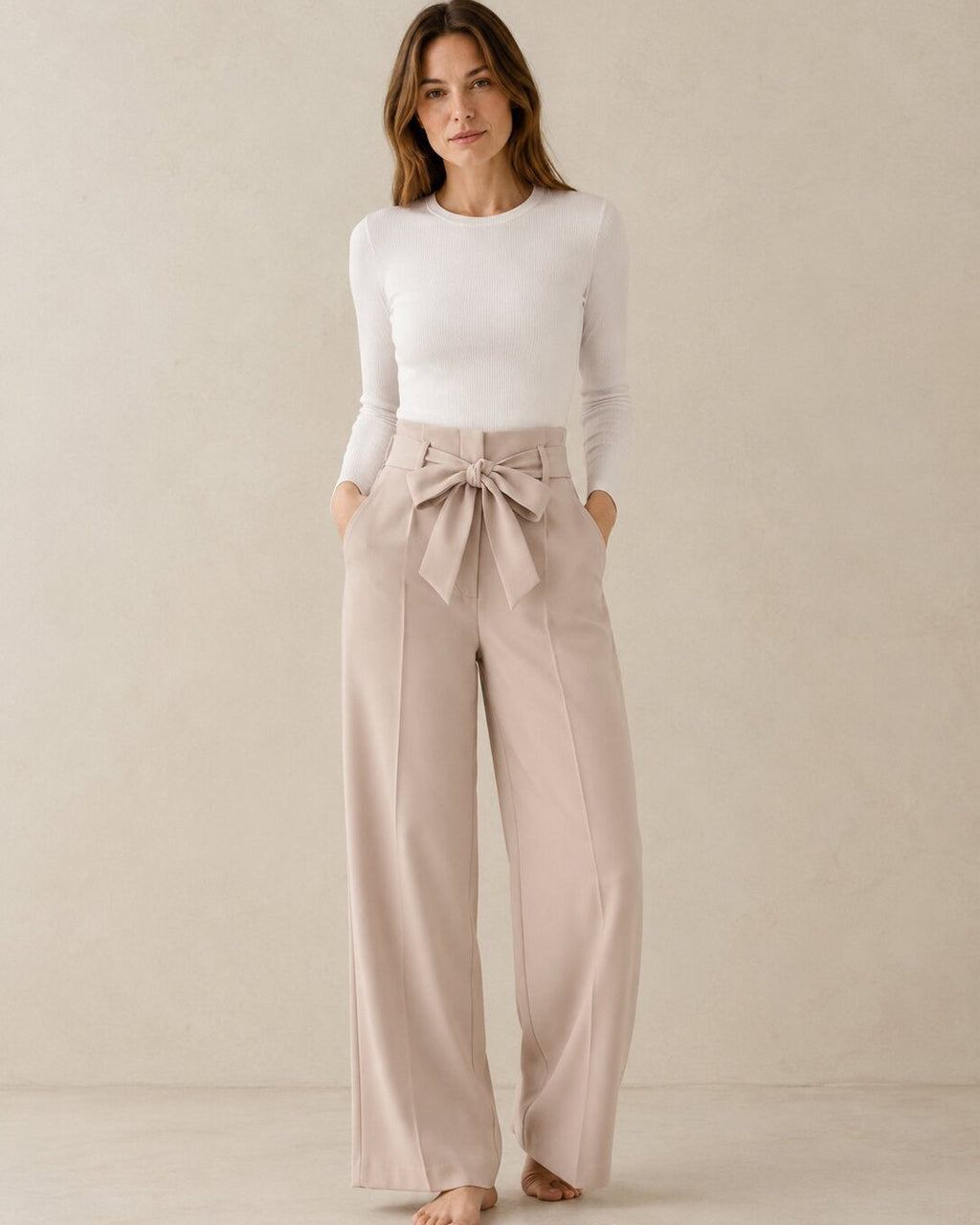 Pantalon avec Ceinture Sofia